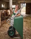 Luft-Zweirad Schiebetruhe Herakles 160l Garten-Stall Lufträder