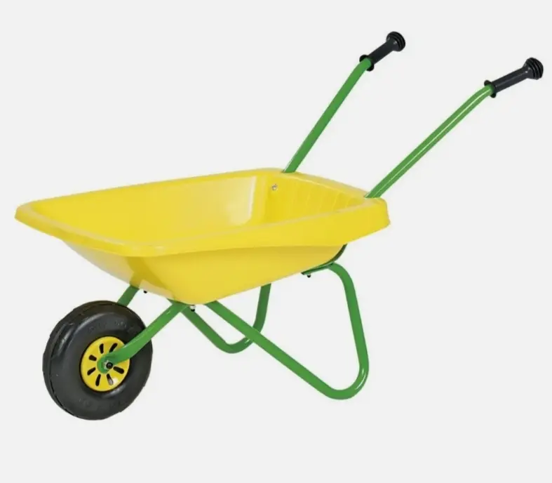 Spielzeug Schubkarre Rolly Toys gelb grün