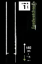 1x Weidezaunpfahl 160 cm, 10 Ösen, weiß - "Feedwatcher 160" 