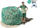 45mm Öko-Tex L Profi-Rundballenheunetz Titan-EU-Ökotex - 6mm Gewebe - 170cmØx160cm/h - bis160cm Rundballen (Made in EU-Ökotex)