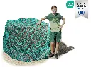 60mm L-Öko-Tex-Profi-Rundballenheunetz Titan - 6mm Gewebe - 170cmØx160cm/h - 160cm Rundballen (Made in EU-Ökotex)