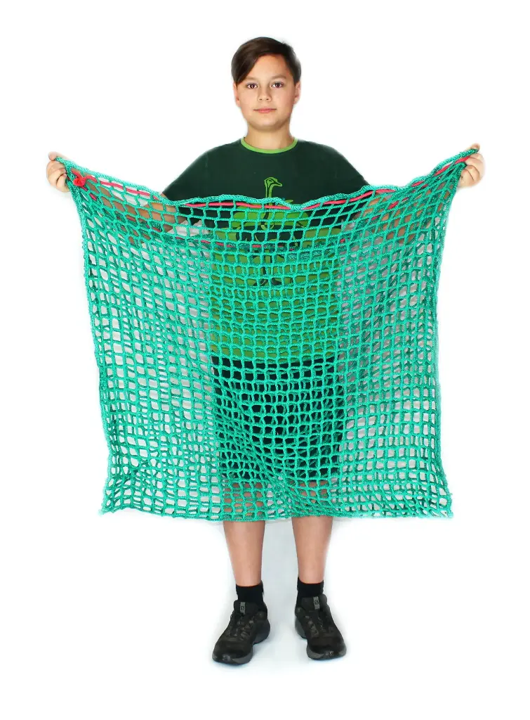 Heunetz Box 35mm 10kg Heu "100x90cm" Titan - 35mm Maschenweite - 6mm Gewebe