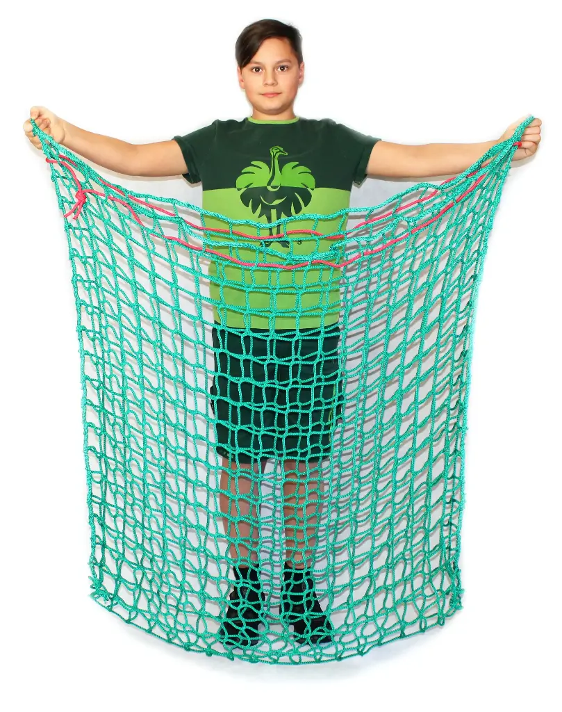 Heunetz Box 60mm 16kg Heu "120x120cm" Titan - 60mm Maschenweite - 6mm Gewebe