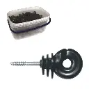 Isolator für Litze, Seil oder Band, Box (150 Stk)